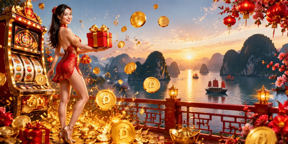 Người chơi slot game dịp Tết tại Hạ Long trên 4handy
