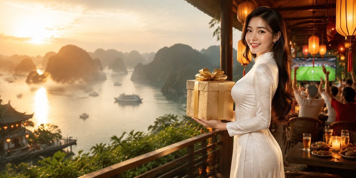 Phố cổ Hội An về đêm với ánh đèn lồng vàng ấm, gợi lên không gian thưởng thức giải trí trực tuyến tinh tế